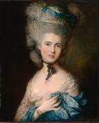 Thomas Gainsborough Woman in Blue (mk08) oil